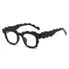 Óculos de Sol Punk Maluco Irregularidade Óculos de Sol Homens Mulheres Moda Bloco Clolor Ao Ar Livre Proteção Ultravioleta Forma de Onda Uv400