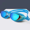 Goggles Swimming Goggles Myopia Men och Women Anti-dimma Professional Waterproof Sile Arena Pool Swim glasögon Vuxen Simglas HKD230725