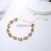 Pendentif Colliers Hot New Woven Choker Shell Bijoux Sexy Femmes Collier Accessoires À La Main Corde Adj Taille Été Sauvage Boho Style Filles Colliers J230725