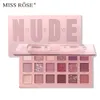 Eye Shadow Miss Rose 18 Color Huda Pearlescent Matte Eye Shadow Professional Color Make-Up Multicolored Eye Shadow Disc 230724