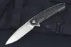 Promotie M7635 Grote Flipper Zakmes D2 Satijn Tanto Blade CNC G10 Handvat Kogellager Snel Open Map Messen Outdoor gereedschap