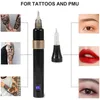 Maszyna tatuażu maszyny Najnowszy profesjonalny bezprzewodowy obrotowy tatuaż LED Digital wielofunkcyjne PMU PMU Permonent Cosmetical Tool