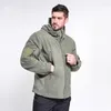 Heren Bont Fleece Wandeljack Heren Winter Kamperen Windjack Trekking Bergbeklimmen Jagen Outdoor Sport Warme jassen