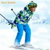 Manteau en duvet -30 hiver Enfants marque veste de ski garçon fille enfants ski combinaison de neige Imperméable veste de sport en plein air vêtements adolescent 12 14 NOUVEAU parka HKD230725