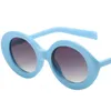 NEUE Sonnenbrille Unisex Candy Color Sonnenbrille Anti-UV-Brille Runder Rahmen Brille Einfachheit Ornamental 5 Farben erhältlich