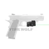Pistola Green Dot Mira Mira Laser 532nm 5mw Mira Laser Verde Tática para Rifle Picatinny Rail