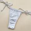 Kvinnors badkläder 2st/set paljetter Tassel Justerbara remmar