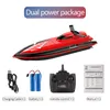 Electric/RC Boats 4 Channels RC Boat 2.4GHz High Speed 25km/h Waterproof RC Speed Boat Racing Ship Electric Model Toys for Adults and Kids 230724