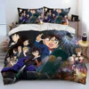 Detective Conan Cartoon Anime Dekbed Beddengoed Set Dekbedovertrek Bed Set Dekbedovertrek Case King Queen Size Beddengoed Set Kinderen L230704