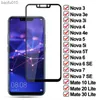 Vidro temperado 11D no Para Huawei Nova 7 6 SE 5 5i 5T 4 4E 3 3i 3T Protetor de Tela Mate 10 20 30 Lite Película Protetora de Vidro L230619