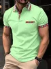 Heren Polo's 2023 Zomer Casual Korte Mouwen Polo Shirt Kantoor Mode Revers T-shirt Ademende Kleding 230724