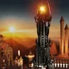 Blöcke Kreative Film Serie Die Ringe Dark Tower MOC Baustein Von Orthanc Modell Ziegel Montage Sets Sammlung Kinder Spielzeug 230724