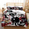 Tokyo Dival Digital Print Polyester Sets Sets Child Kids Covers для мальчиков постельное белье для подростков, постельные принадлежности, набор King Size L230704