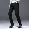 Männer Jeans Klassische Erweiterte Stretch Schwarz Stil Business Mode Denim Slim Fit Jean Hosen Männliche Marke Hosen 230724