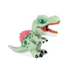 Simulation dinosaur model Q version pinch dinosaur soft glue will make a sound Tyrannosaurus Rex puffy head dragon nail dragon toy