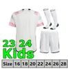 Kids Football Shirts 2023 2024 Home Mlick Di Maria Vlahovic Keane Pogba Chiesa McKennie Locatelli Top Shirts 23 24 Skjortor Herr- och barns juventus