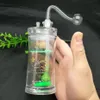 Glaspfeifen Rauchen geblasener Wasserpfeifen Herstellung mundgeblasener Bongs Yipin Acryl-Wasserrauchflasche
