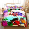 Gioco NumberBlocks Set biancheria da letto Single Twin Full Queen Set letto king size Aldult Kid Set copripiumino camera da letto 2023 Set lenzuola L230704