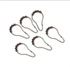 New Shower Curtain Rings Hooks Metal Bathroom Clip Easy Glide Hooks Polished Shower Rings Curtain Hooks JL1686