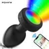 Juguetes para adultos Aplicación de vibrador anal control remoto Bluetooth tapón de glúteos masajeador de próstata masculino juguete sexual para adultos homosexual femenino 230724