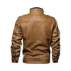 Herrenjacken Winter Herren Baseball Lederjacke Herbst Winddichte Ledermäntel Kausal Motorrad Vintage PU Lederjacken 230724