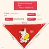 Bibs Burp Cloths 5Pcs Baby Triangle Scarf Cotton Cartoon Child Bandana Bib Dribble born Slabber Absorbent Cloth Waterproof Towel 230724