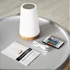 Nieuwigheden 13 Kleur Veranderend Nachtlampje Afstandsbediening Touch USB Oplaadbare RGB Lamp Dimbare Draagbare Tafel Nachtkastje 230724