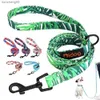 150 cm Nylon Chien Laisse Impression Colorée Chiens Chat Plomb Corde Pet Ceinture Laisses pour Chiens Chats Marche Formation Bouledogue Français Carlin L230620