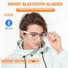 Smart Glasses Smart Glasses Men and Women Bluetooth Wireless Call Headset Glasses Anti-blue Light Suitable for Game Meetings Travel Driving HKD230725
