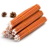 Velas 15PCS Pure Beewax Candled Thin Taper Honey para oración ritual Religous Unscented Decor Hanukkah Birthday 230725