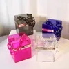 Abendtaschen Box für Frauen Lila Handtasche Klare Seite Damen Transparent Acryl Top Qualität Luxus Designer Marke Umhängetasche 230725