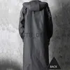 Płaszcz przeciwdeszczowy D2 Modna moda dorosła Wodoodporna długie płaszcz przeciwdeszczowy mężczyźni deszczowy płaszcz z kapturem na wycieczkę na zewnątrz wędkarstwo wędkarstwo Wspinaczka zagęszcza x0724