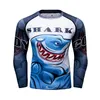 Magliette da uomo Cody Lundin Uomini di alta qualità Stampa 3D Compression Tight Rash Guard MMA BJJ Jiu Jitsu Trainning Workout Tops