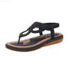 Slippers Zomer Bohemian Stijl Vrouwen Sandalen Vrouwen Slippers Casual Comfortabele Strandschoenen Vrouwen Lichtgewicht Zachte Bodem Feestschoenen L230725