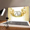 Background Material Black Gold 70 Background Women's Happy Birthday Party Seventh Flash Photo Background Photo Background Decoration Banner x0724