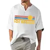 T-shirts voor heren Workout-top met korte mouwen Zomer Cool Casual Letter Printing Shirt Long Heat Mens Dun