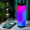 Haut-parleurs portables Led Bluetooth haut-parleur Portable Fm sans fil basse Subwoofer lecteur de musique Boombox Aux Caixa R230725