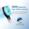 electric toothbrush rechargeable sonic travel toothbrush heads replacement adult timer brush 5 modes 4 colors