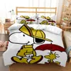 Mignon de dessin animé chiot doux et confortable et confortable ensemble de literie de couette personnalisable pour les enfants cover de courtepointe de luxe L230704