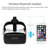 Bluetoothヘッドセット付きスマートグラスVRメガネ3D仮想現実ゲームヘルメットVRメガネ7インチ未満の携帯電話のワイヤレスサポート