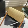 Crossbody designer väska axelväskor messenger tote mode handväska kvinnor stickning baguette med tofs guldkedja läder vintage totes