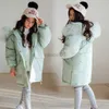 Donsjas Dons Kinderen -30 Jas graden Winter Parka voor meisjes Kleding Kleding Baby Lange Jassen Skipak Dikker Kinderen Snowsuit 3-16Y HKD230725