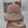 Modne damskie wiadro stylowe swobodne vintage w kształcie dzwonka kapelusz kadłub