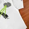 Projektantka odzieży moda Hip Hop Tees Tshirts Kapital Kountry Hirata i Hiroshi Oshima Printowa koszulka z krótkim rękawem 2 opcje 2 opcje