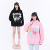 Kadın Hoodies Sweatshirts Kore Moda Y2K Büyük Boy Hoodie Punk Harajuku Baskı Çift Üstler Kawaii Giysileri Sweatshirt Ceket Kadınlar için 230725