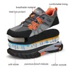 Sapatos sociais Waliantile S3 Isolamento Segurança Homens Masculino Construção Antiderrapante Botas de Trabalho Tênis Indestrutível à Prova de Perfuração 230725