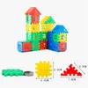Blöcke 100/160pcs Wohnblock -Block -Kind Bildung Lerngebäude -Entwicklungs -Set Brain Game Toy K L1 Geschenk 230720