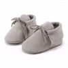 First Walkers 2023 Born Boys Girls Mocassini in pelle PU Scarpe da bambino con paillettes Autunno / Primavera 0-18M