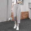 Kvinnor Pants Streetwear Ankel-längd Baggy Harem Women 2023 Summer Korean Fashion Ladies Casual byxor Femme Wholesale