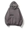 Ess varm hoody hooded hoodies designer mens kvinnor hög kvalitet streetwear pullover tröjor lösa jumper toppar klädstorlek s-xl